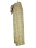 Zara 100% Polyester Floral Yellow Casual Pants Size S - photo 5