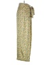 Zara 100% Polyester Floral Yellow Casual Pants Size S - photo 4