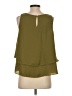 Stella Luce 100% Polyester Green Sleeveless Blouse Size S - photo 2