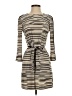 Armani Exchange Stripes Tan Casual Dress Size 2 - photo 1