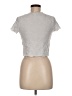 Atelier Silver Short Sleeve Top Size M - photo 2