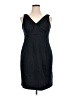Connected Apparel Solid Black Cocktail Dress Size 16 - photo 1