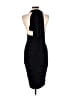 Venus 100% Polyester Solid Black Cocktail Dress Size L - photo 2