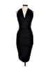 Venus 100% Polyester Solid Black Cocktail Dress Size L - photo 1