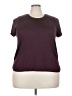 Athleta Burgundy Short Sleeve T-Shirt Size 2X - photo 1