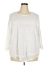 Alfred Dunner 100% Polyester White 3/4 Sleeve Blouse Size 3X - photo 1