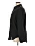 J.Crew 100% Polyester Chevron-herringbone Black Long Sleeve Blouse Size XL - photo 5