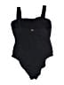 Jantzen Solid Black One Piece Swimsuit Size 14 (estimated) - photo 2