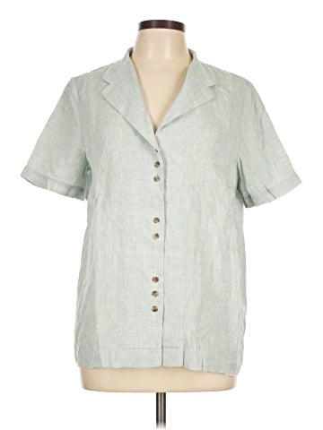 Lafayette 148 New York Short Sleeve Blouse (view 1)