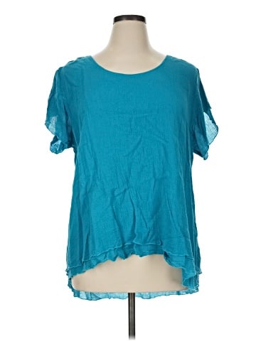 Soft Surroundings Short Sleeve Blouse (view 1)