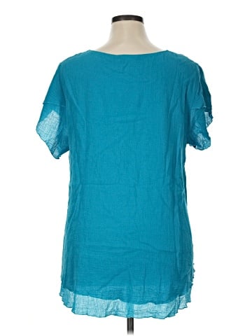 Soft Surroundings Short Sleeve Blouse (view 2)
