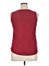 Eddie Bauer 100% Cotton Red Sleeveless Top Size XL - photo 2