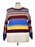 Lane Bryant 100% Acrylic Color Block Purple Pullover Sweater Size 18 - 20 Plus - photo 1