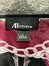 AB Studio Burgundy 3/4 Sleeve Blouse Size L - photo 7