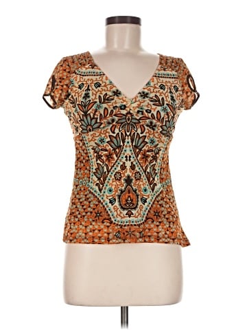 Nicole by Nicole Miller Short Sleeve Blouse (view 1)