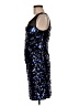 Connected Apparel 100% Polyester Stars Black Cocktail Dress Size 6 - photo 5