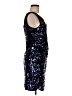 Connected Apparel 100% Polyester Stars Black Cocktail Dress Size 6 - photo 4