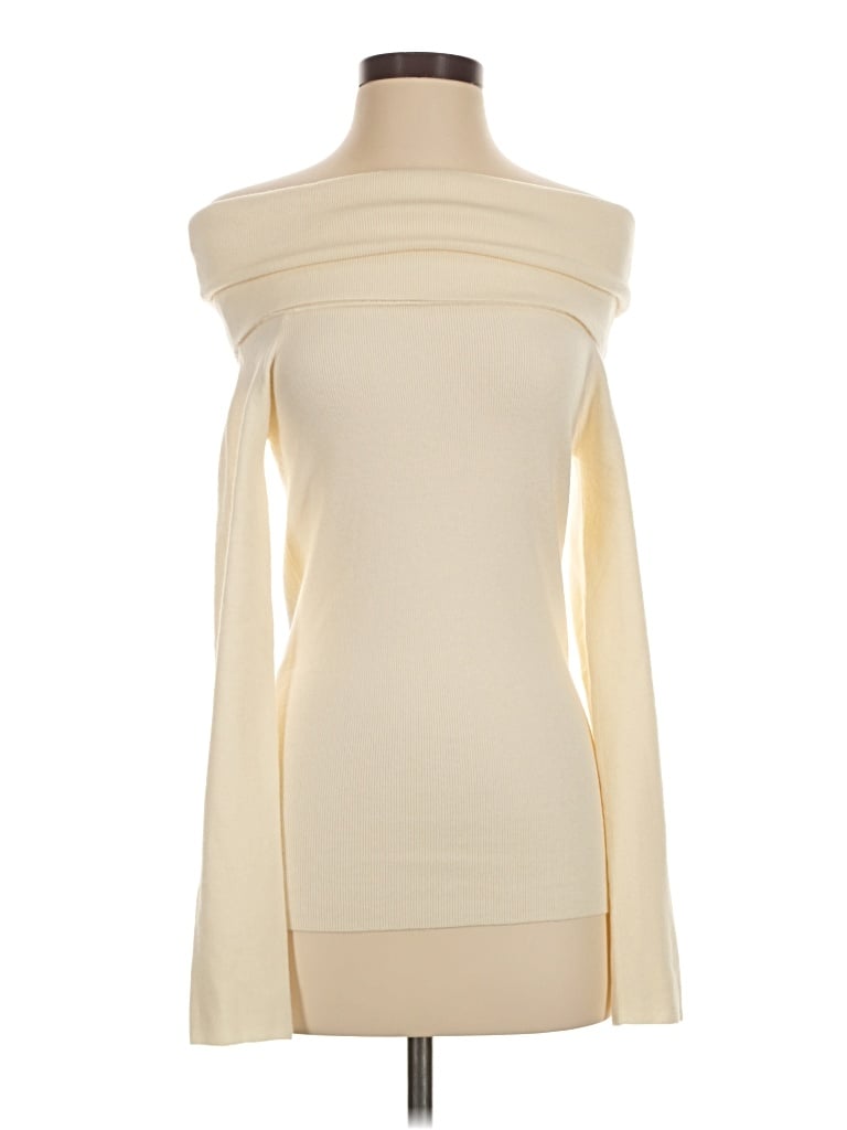 Zara Turtleneck Sweater In Ivory