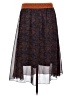 Lularoe 100% Polyester Paisley Brown Casual Skirt Size M - photo 1