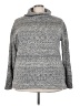 Columbia 100% Polyester Tweed Gray Turtleneck Sweater Size 2X - photo 1