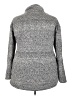 Columbia 100% Polyester Tweed Gray Turtleneck Sweater Size 2X - photo 2