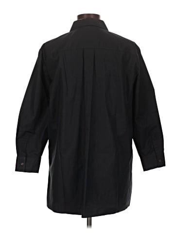 Lafayette 148 New York 3/4 Sleeve Button-Down Shirt (view 2)