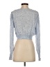 Illa Illa Blue Long Sleeve Blouse Size S - photo 2