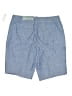 Talbots 100% Cotton Chevron-herringbone Blue Shorts Size 2 (petite) - photo 2