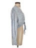 Illa Illa Blue Long Sleeve Blouse Size S - photo 4