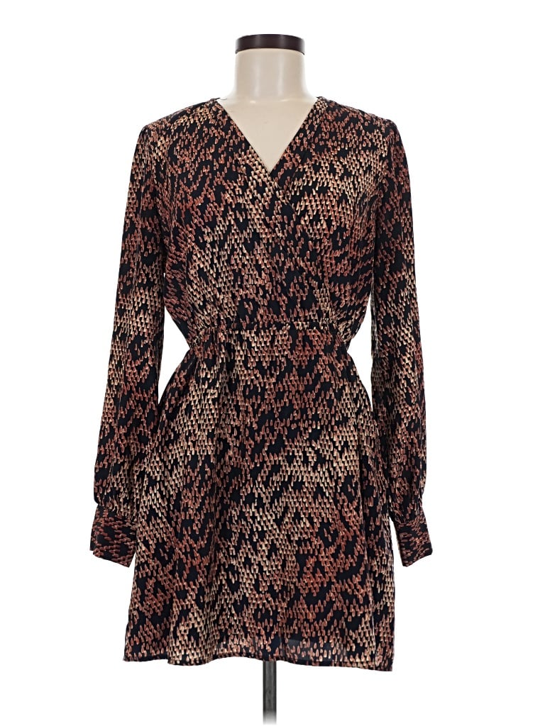 Pre-owned Esley Casual Dress In Brown