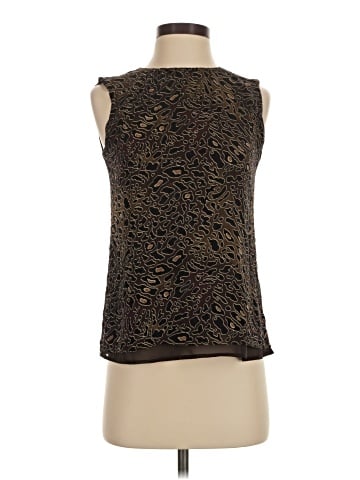 Tory Burch Sleeveless Silk Top (view 1)