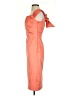 JS Collections 100% Polyester Solid Orange Cocktail Dress Size 4 - photo 5