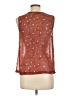 About A Girl 100% Polyester Brown Sleeveless Blouse Size L - photo 2