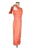 JS Collections 100% Polyester Solid Orange Cocktail Dress Size 4 - photo 4