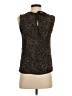 Tory Burch 100% Silk Brown Sleeveless Silk Top Size 2 - photo 2
