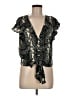 Kivari Green Short Sleeve Blouse Size M - photo 1