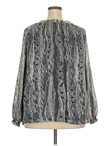 Cj Banks Long Sleeve Blouse (view 2)