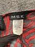 MSK Animal Print Red Cocktail Dress Size 8 - photo 7