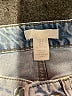 H&M 100% Cotton Blue Denim Shorts Size 6 - photo 3