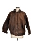Unbranded 100% Leather Brown Leather Jacket Size M - photo 1