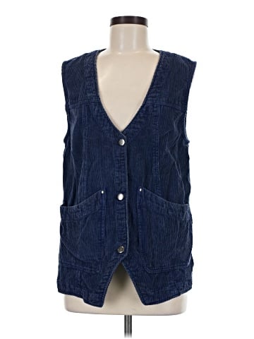 Tru Luxe Jeans Sleeveless Button-Down Shirt (view 1)