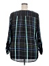 Apt. 9 100% Polyester Black Long Sleeve Blouse Size XXL - photo 2