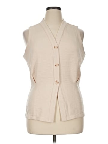 SPANX Sleeveless Button-Down Shirt (view 1)