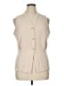 SPANX Ivory Sleeveless Button-Down Shirt Size XL - photo 1