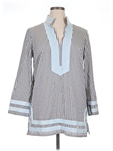 Sail to Sable 3/4 Sleeve Blouse (view 1)