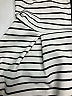 Monteau Stripes Ivory Cocktail Dress Size M - photo 3