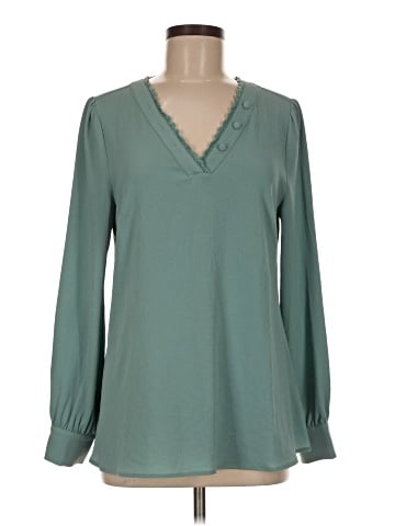 ModCloth Long Sleeve Blouse (view 1)