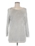 Nic + Zoe Silver Pullover Sweater Size M (petite) - photo 1