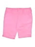 Adidas 100% Polyester Solid Pink Shorts Size 4 - photo 1