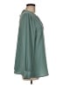 ModCloth 100% Polyester Teal Long Sleeve Blouse Size M - photo 4